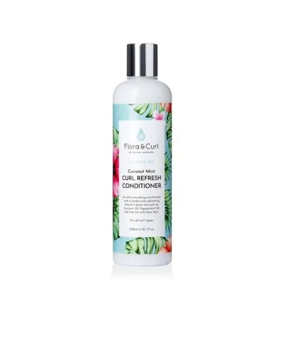 Flora And Curl Soothe Me Coconut Mint Curls Refresher Conditioner 300ml