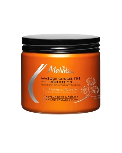 Melvita Cheveux Masque Concentré Réparation 175ml