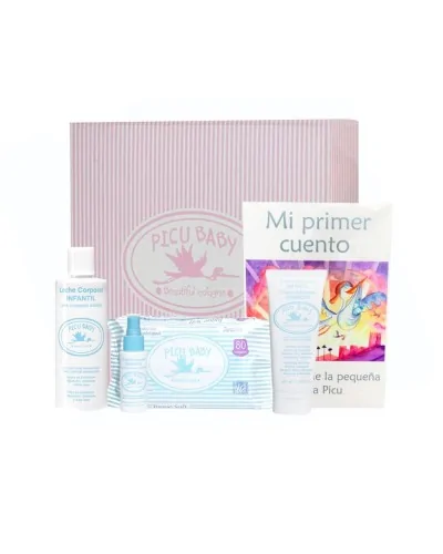 Picu Baby Infantil Caja Rayas Rosa New Lote 5 Un