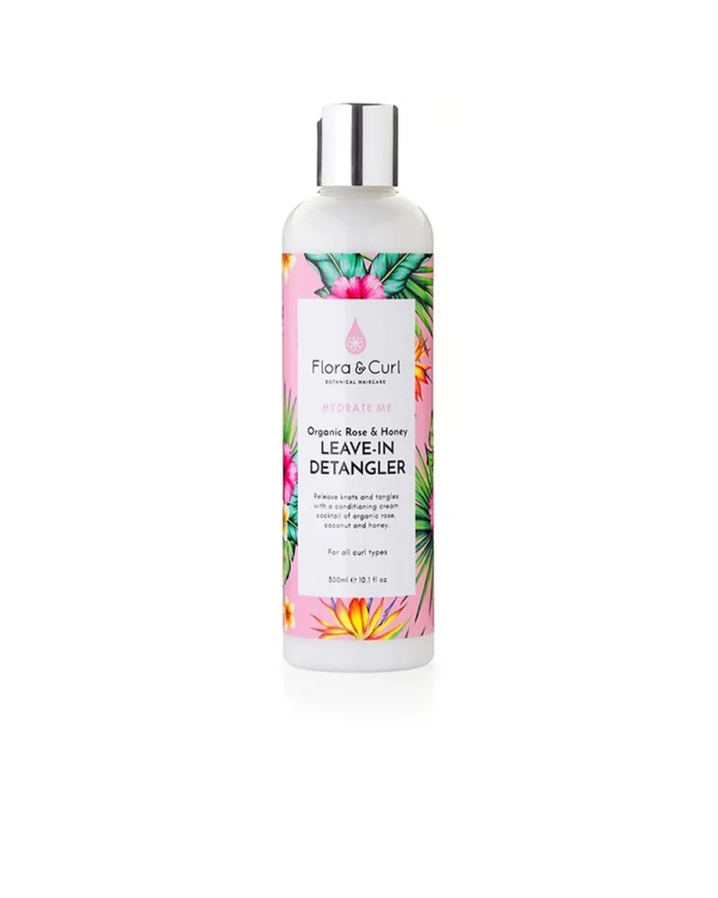 Flora And Curl Hydrate Me Organics Rose & Honey Leave In Detangler 300ml