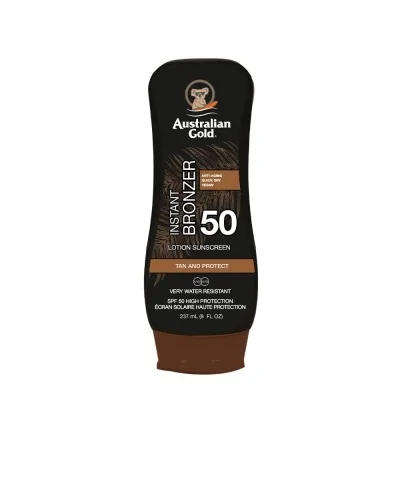 Australian Gold Sunscreen SPF50 Lotion With Bronzer 237ml