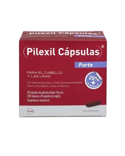 Pilexil Forte Cápsulas 120 Un