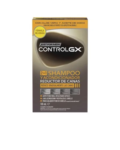 Just For Men Control Gx Champú Reductor De Canas Con Acondicionador 118ml