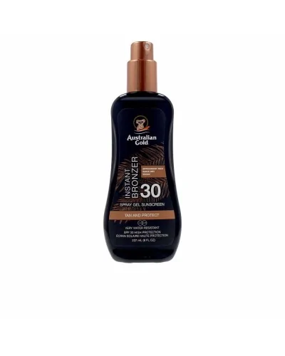 Australian Gold Sunscreen SPF30 Spray Gel With Instant Bronzer 237ml