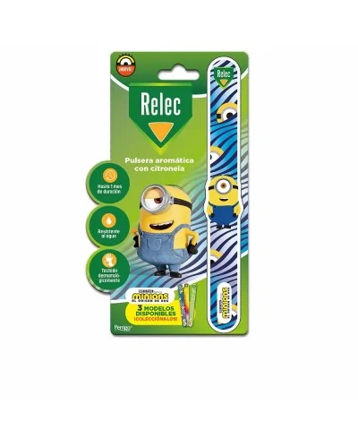 Relec Relec Pulsera Aromática Con Citronela Minions Azul 1 Un