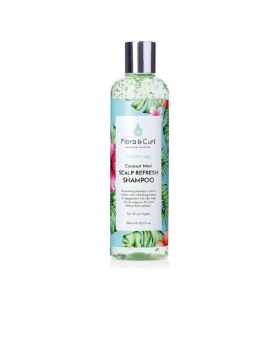 Flora And Curl Soothe Me Coconut Mint Scalp Refresh Shampoo 300ml