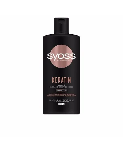 Syoss Keratin Champú Cabello Encrespado y Seco 440ml