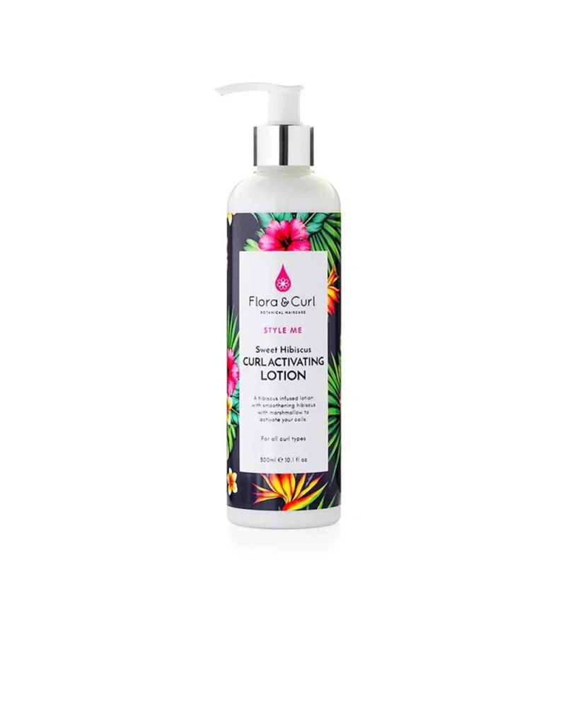 Flora And Curl Style Me Sweet Hibiscus Curl Activating Lotion 300ml