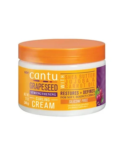 Cantu Grapeseed Strengthening Curling Cream 340g