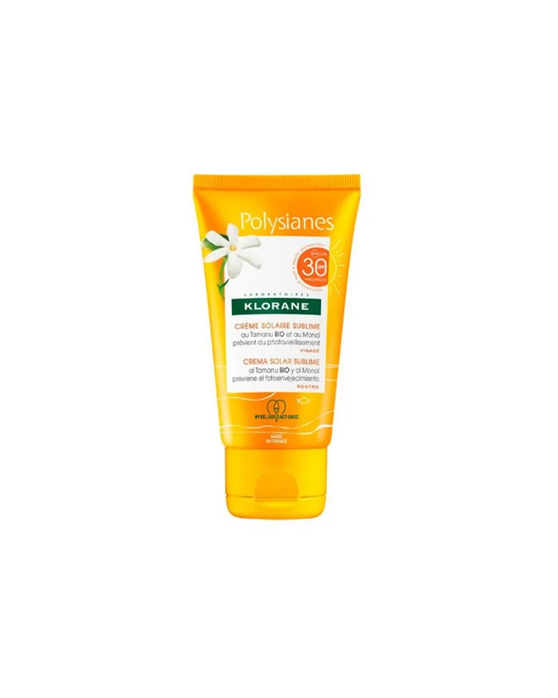 Klorane Polysianes Sublime Face Sun Cream SPF30 50ml