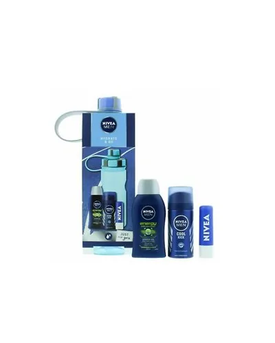 Nivea Hydrata y Go Shower Gel 50ml Desodorante 35ml Balsamo Labial