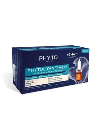 Phyto Phytocyane Men Anti Hair Loss 12X5ml