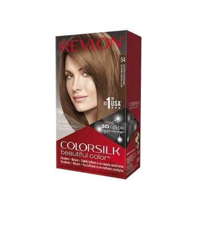 Revlon Mass Market Colorsilk Tinte #54-Castaño Claro Dorado 1 U