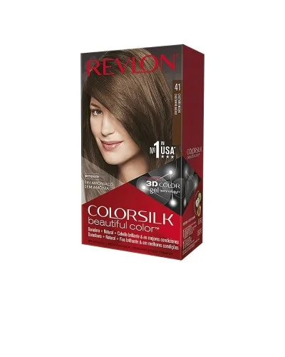 Revlon Mass Market Colorsilk Tinte #41-Castaño Medio 1 U