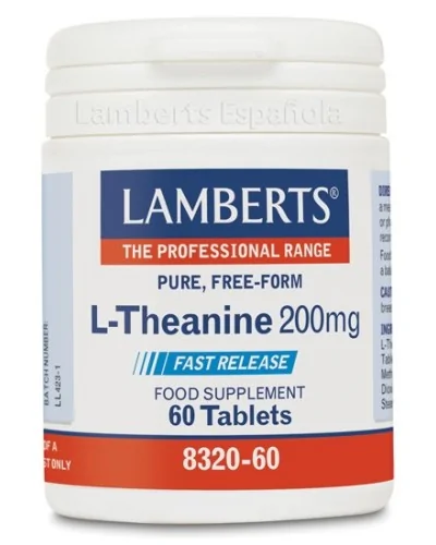 Lamberts L-Theanine 200 Mg 60 Tabs