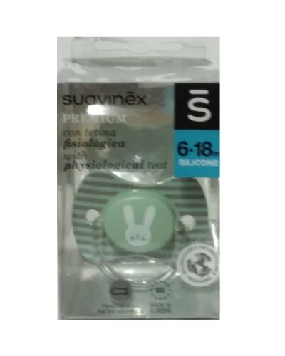 Suavinex Premium Haute Couture Silicone Physiological Pacifier +4M