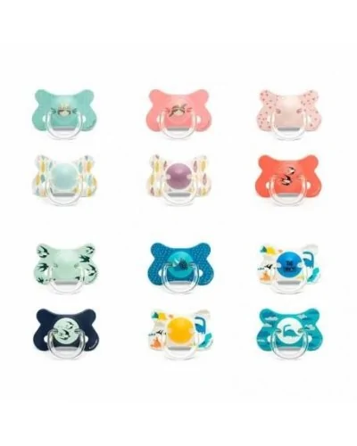 Suavinex Pack Of 2 Fusion Silicone Pacifiers With Anatomical Teat +18M