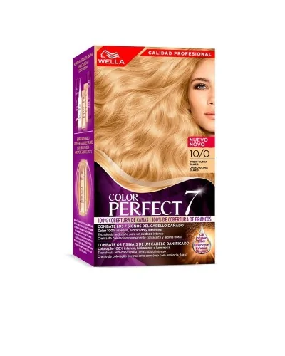 Wella Color Perfect 7 100% Cobertura De Canas Nr. 10/0-Rubio Ultra Claro 4 Un