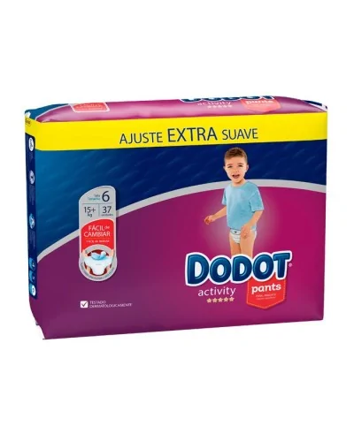 Dodot Pants Activity T-6 Pañal-Braguita 15 + Kg 37 U