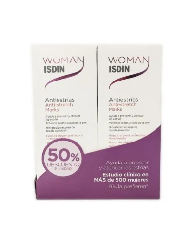 Isdin Woman Anti-Stretch Mark Cream Duo 2 X 250ml