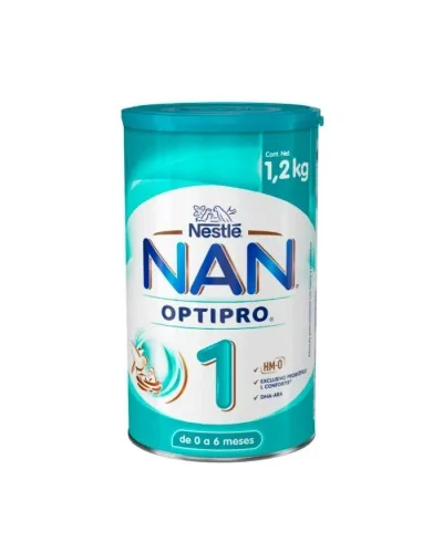 Nan Optipro 1 Leche Para Lactantes Premium Promo 2 X 600 Gr